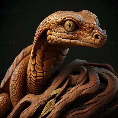 3D модель Herpetogaster collinsi (STL)